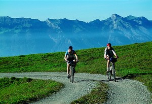 Mountain biking in the Liechtenstein mountains