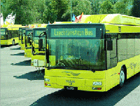 The Liechtenstein Bus fleet