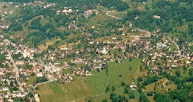 Birdseye view of Triesen