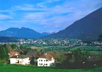 Views towards Austria from Schellenberg